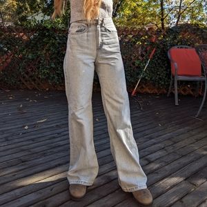 Wide leg high rise jeans NWOT